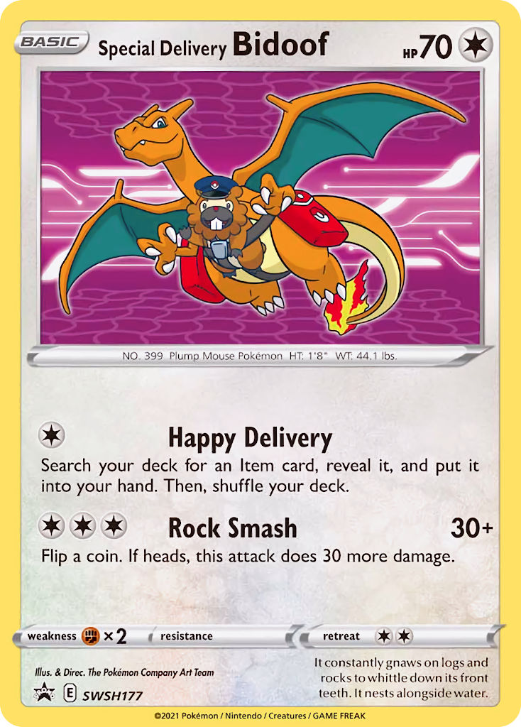 Special Delivery Bidoof (SWSH177) [Sword & Shield: Black Star Promos] - Duel Kingdom