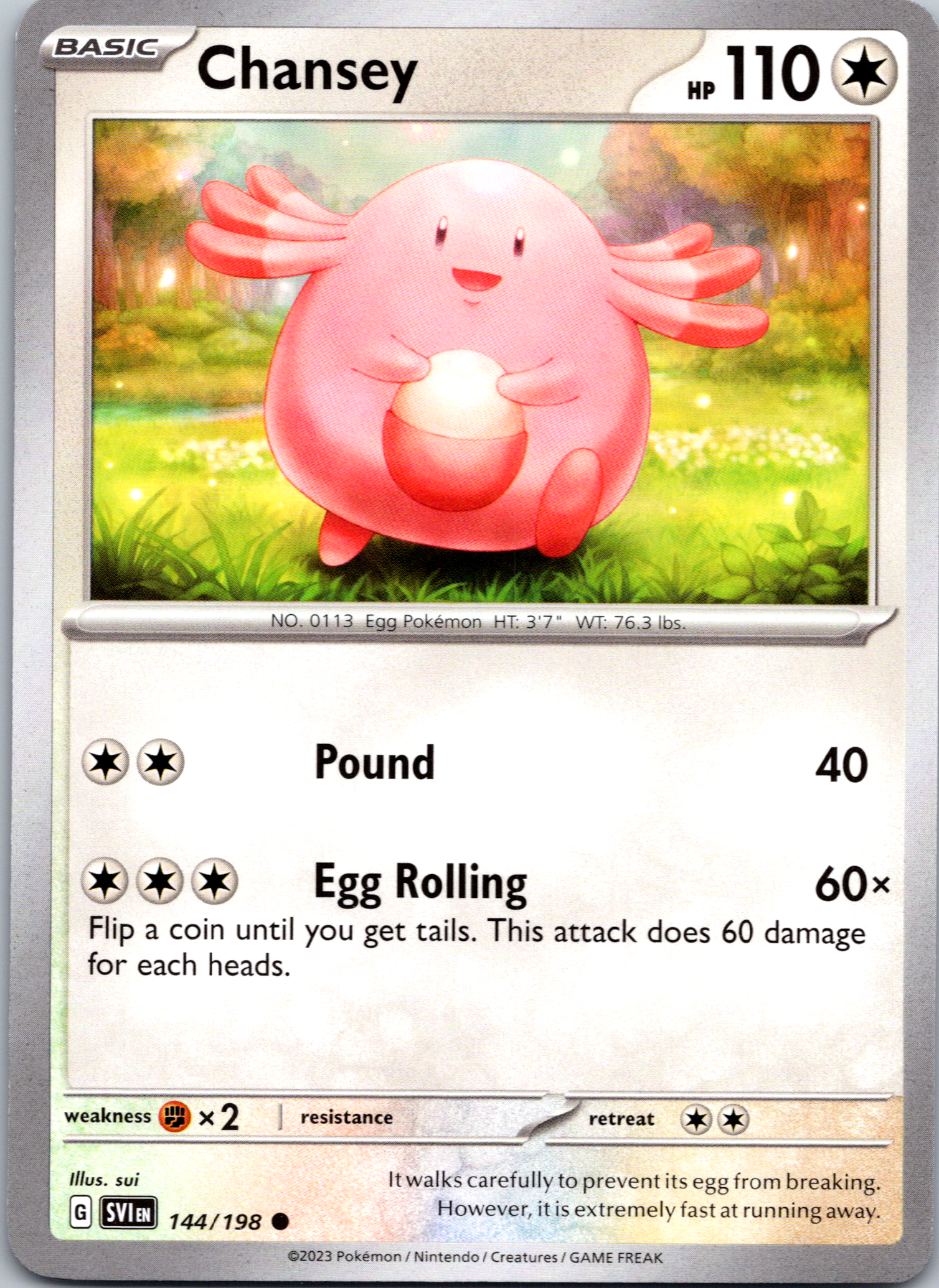 Chansey (144/198) [Scarlet & Violet: Base Set]