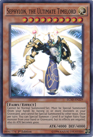 Sephylon, the Ultimate Timelord [LC5D-EN229] Super Rare - Duel Kingdom