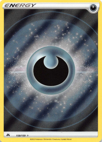 Darkness Energy (158/159) (Texture Full Art) [Sword & Shield: Crown Zenith]