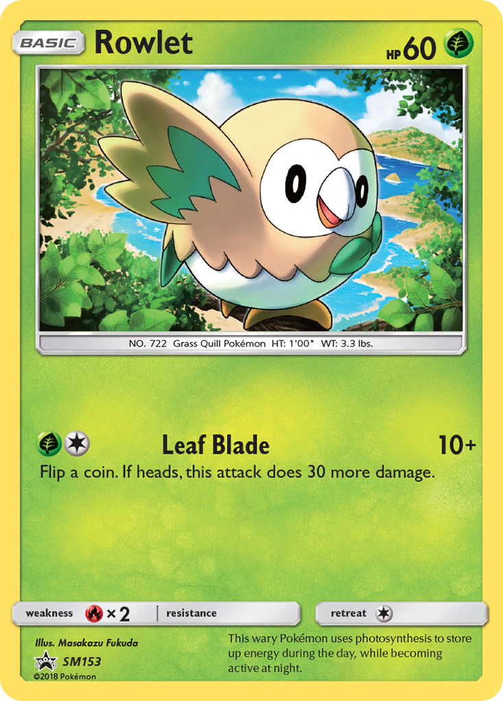 Rowlet (SM153) [Sun & Moon: Black Star Promos] - Duel Kingdom