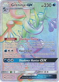 Greninja GX (Secret) (133) [SM - Forbidden Light] - Duel Kingdom