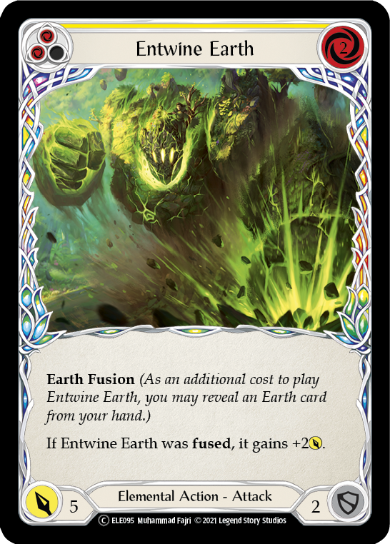 Entwine Earth (Yellow) [U-ELE095] Unlimited Normal - Duel Kingdom