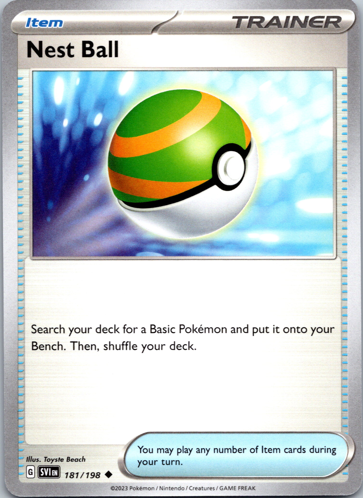 Nest Ball (181/198) [Scarlet & Violet: Base Set]