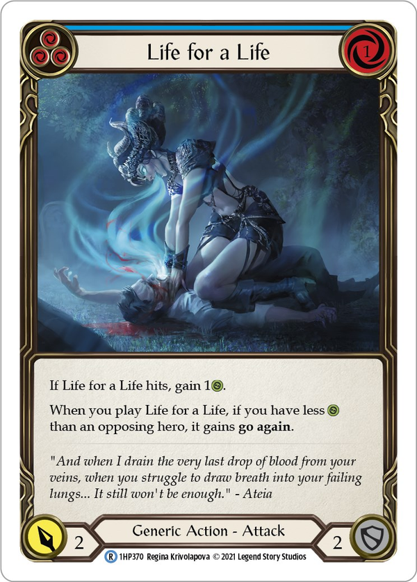 Life for a Life (Blue) [1HP370] [History Pack Vol.1]