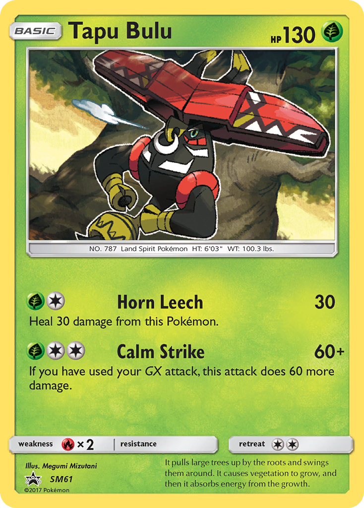 Tapu Bulu (SM61) [Sun & Moon: Black Star Promos] - Duel Kingdom