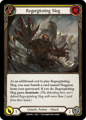 Regurgitating Slog (Yellow) [WTR198-C] Alpha Print Normal - Duel Kingdom