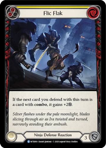 Flic Flak (Yellow) [WTR093] Unlimited Rainbow Foil - Duel Kingdom