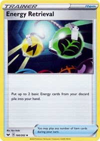 Energy Retrieval (160/202) [SWSH01: Sword & Shield Base Set] - Duel Kingdom