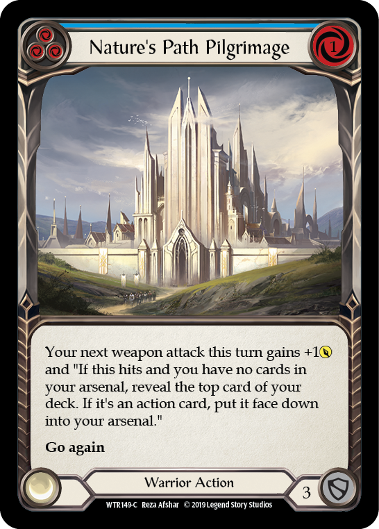 Nature's Path Pilgrimage (Blue) [WTR149-C] Alpha Print Normal - Duel Kingdom