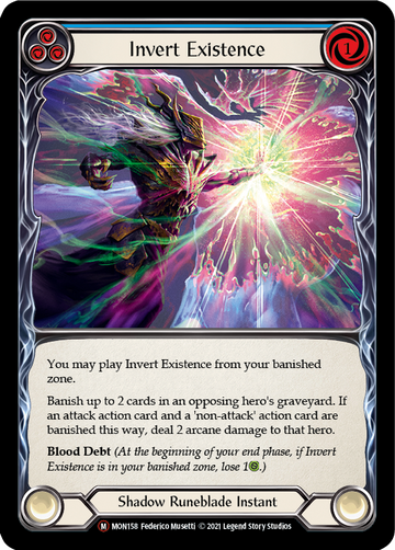 Invert Existence [U-MON158-RF] Unlimited Rainbow Foil - Duel Kingdom