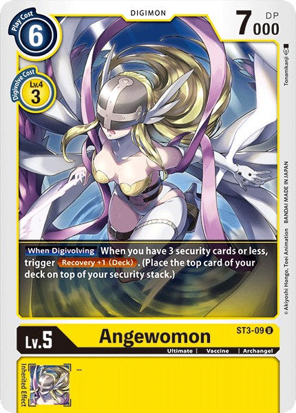 Angewomon [ST3-09-U] [Starter Deck 03: Heaven's Yellow] Normal
