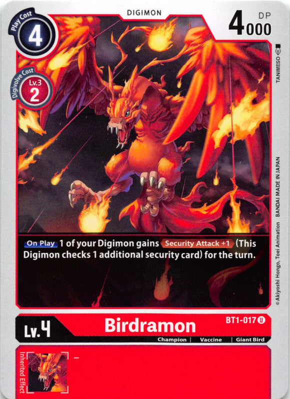 Birdramon - BT1-017 [BT1-017] [Release Special Booster] Normal