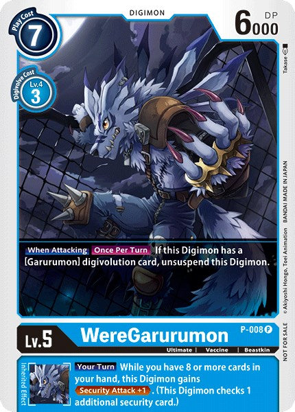 WereGarurumon - P-008 [P-008] [Digimon Promotion Cards] Foil