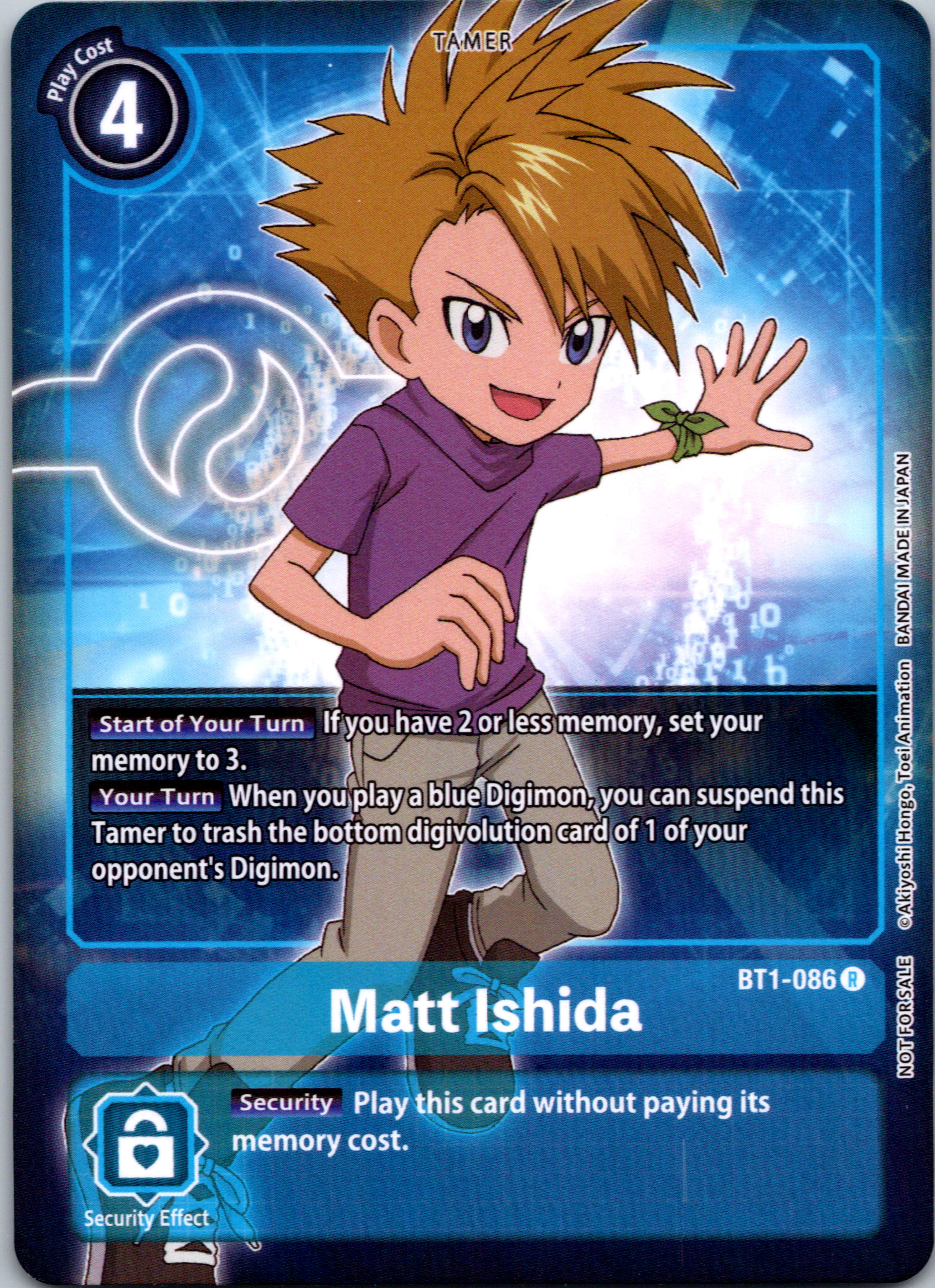 Matt Ishida - BT1-086 (Box Topper) [BT1-086] [Release Special Booster] Foil