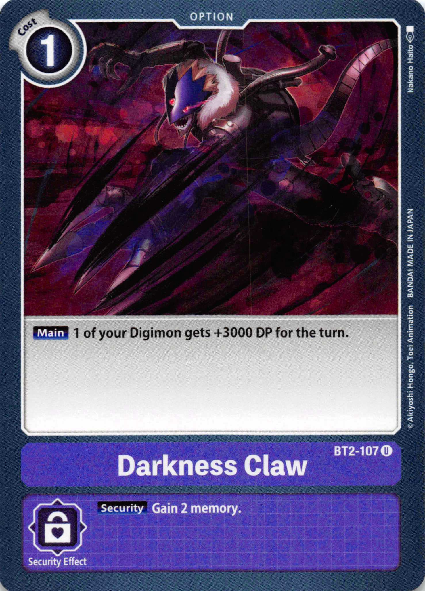 Darkness Claw [BT2-107] [Release Special Booster] Normal