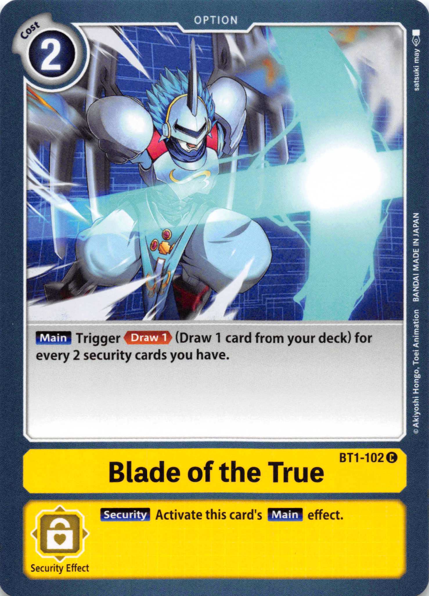 Blade of the True [BT1-102] [Release Special Booster] Normal