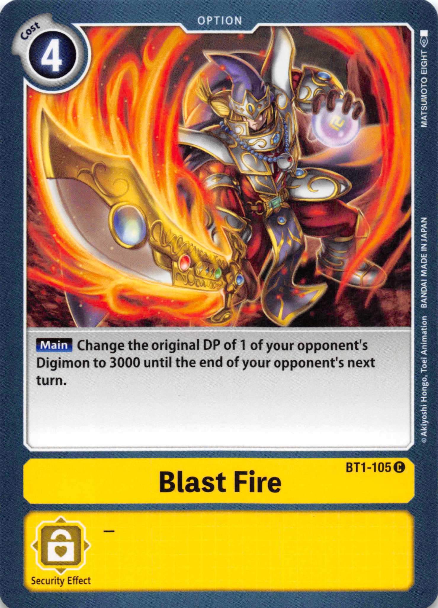 Blast Fire [BT1-105] [Release Special Booster] Normal