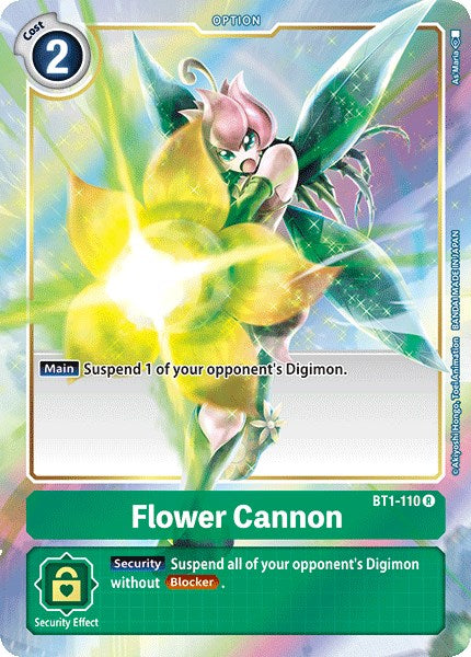 Flower Cannon (Alternate Art) [BT1-110] [Release Special Booster] Foil