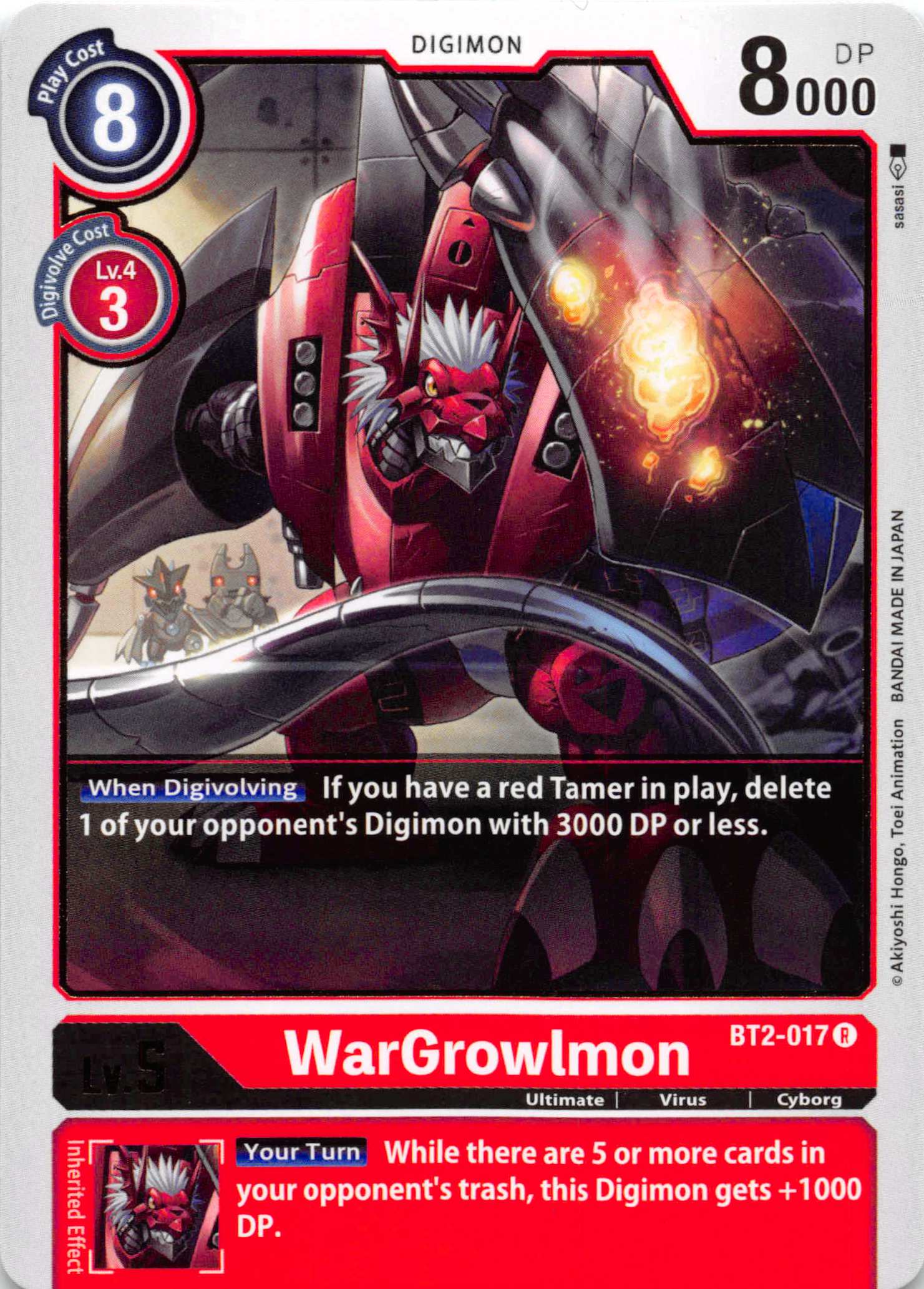 WarGrowlmon [BT2-017] [Release Special Booster] Normal