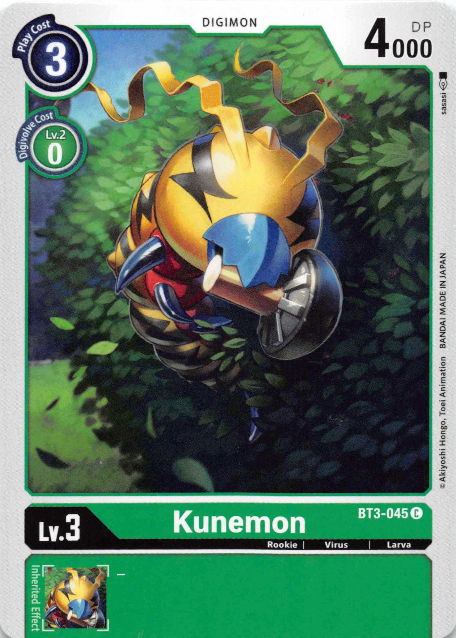 Kunemon [BT3-045] [Release Special Booster] Normal