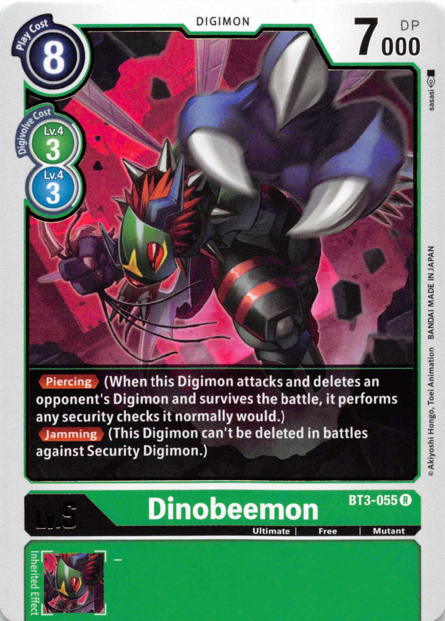 Dinobeemon [BT3-055] [Release Special Booster] Normal