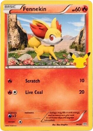 Fennekin [14/25] - McDonalds Collection 2021 Holofoil