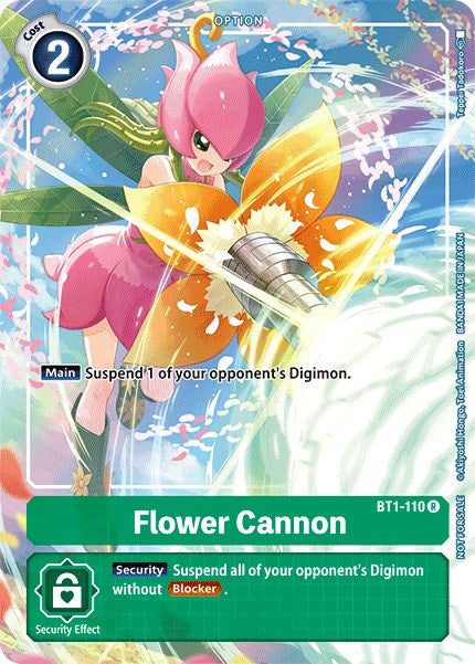 Flower Cannon - BT1-110 (Tamer's Evolution Box) [BT1-110] [Release Special Booster] Foil