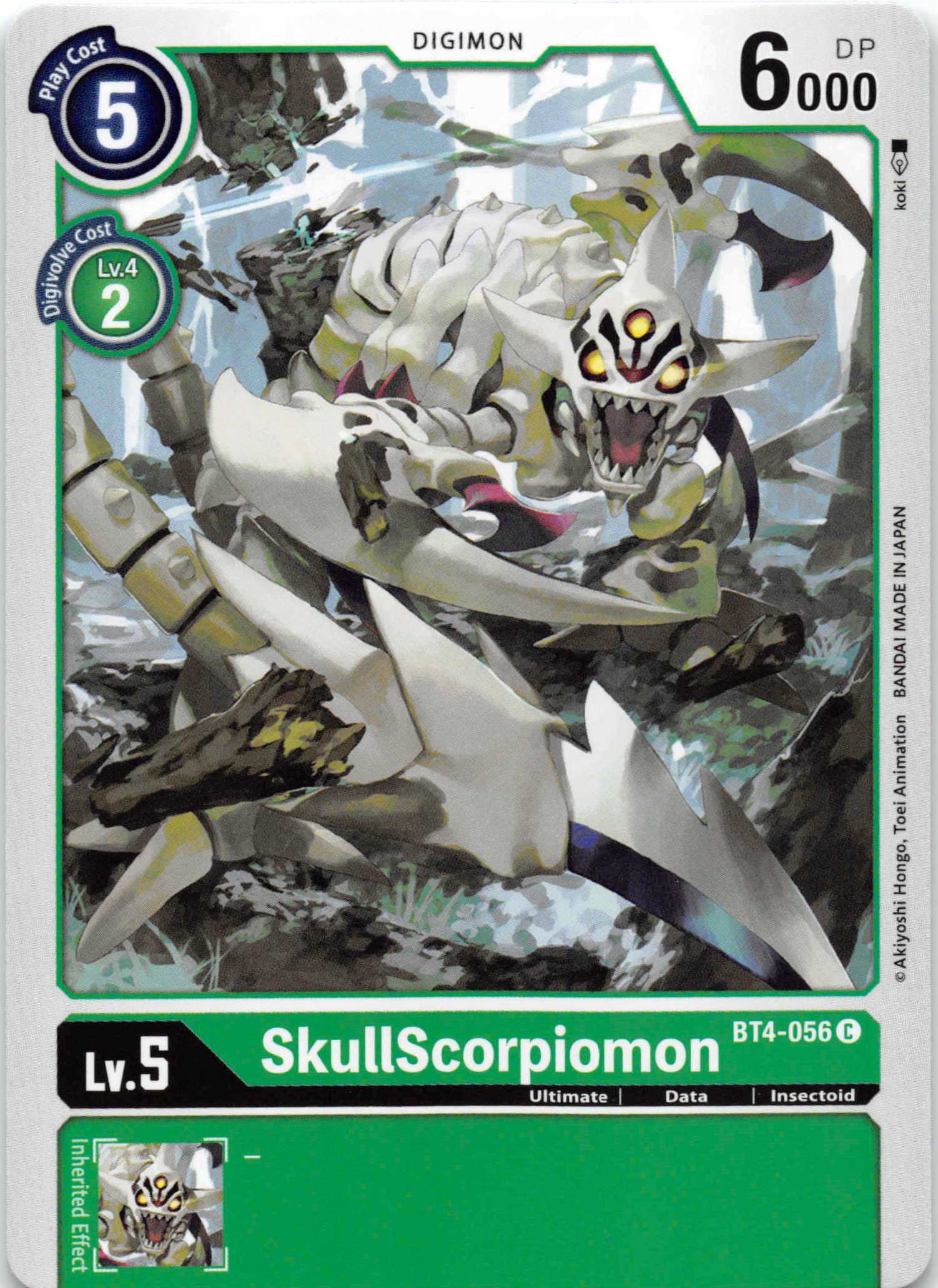 SkullScorpiomon [BT4-056] [Great Legend] Normal