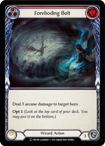 Foreboding Bolt (Red) [CRU168] Unlimited Normal - Duel Kingdom