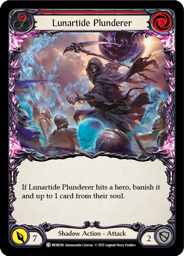 Lunartide Plunderer (Red) [MON206] 1st Edition Normal - Duel Kingdom