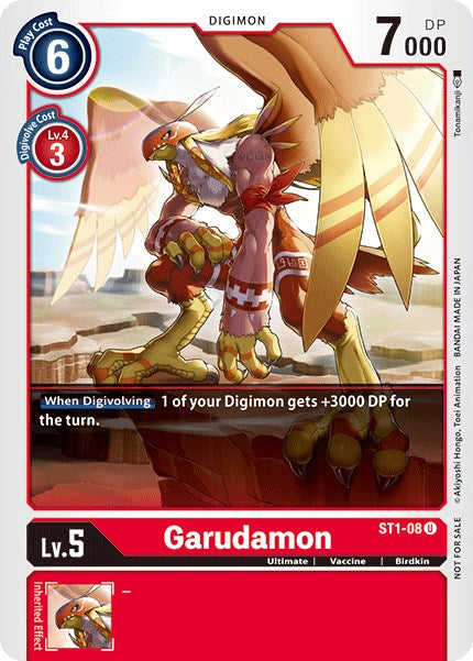 Garudamon - ST1-08 (Tamer Party Vol. 2 Promo) [ST1-08] [Starter Deck 01: Gaia Red] Normal