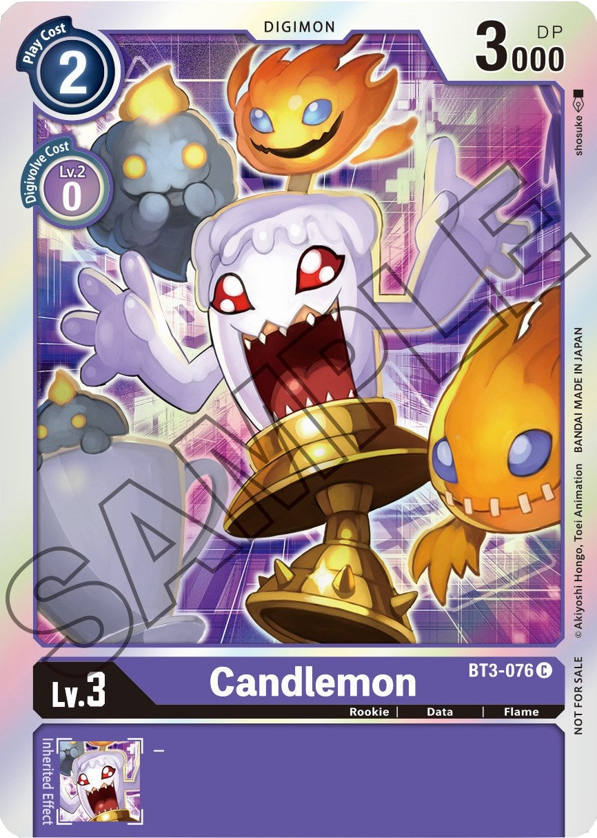 Candlemon - BT3-076 (Event Pack 1) [BT3-076] [Release Special Booster] Foil