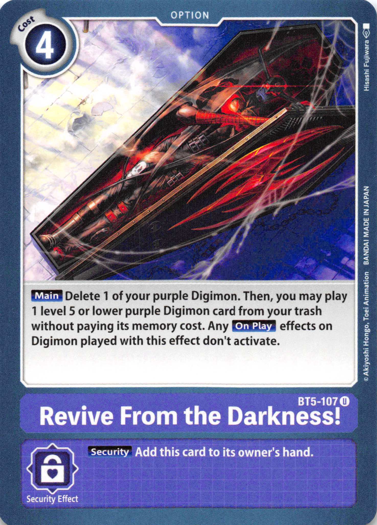 Revive From the Darkness! [BT5-107] [Battle of Omni] Normal