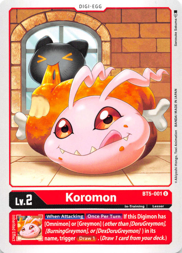 Koromon [BT5-001] [Battle of Omni] Normal