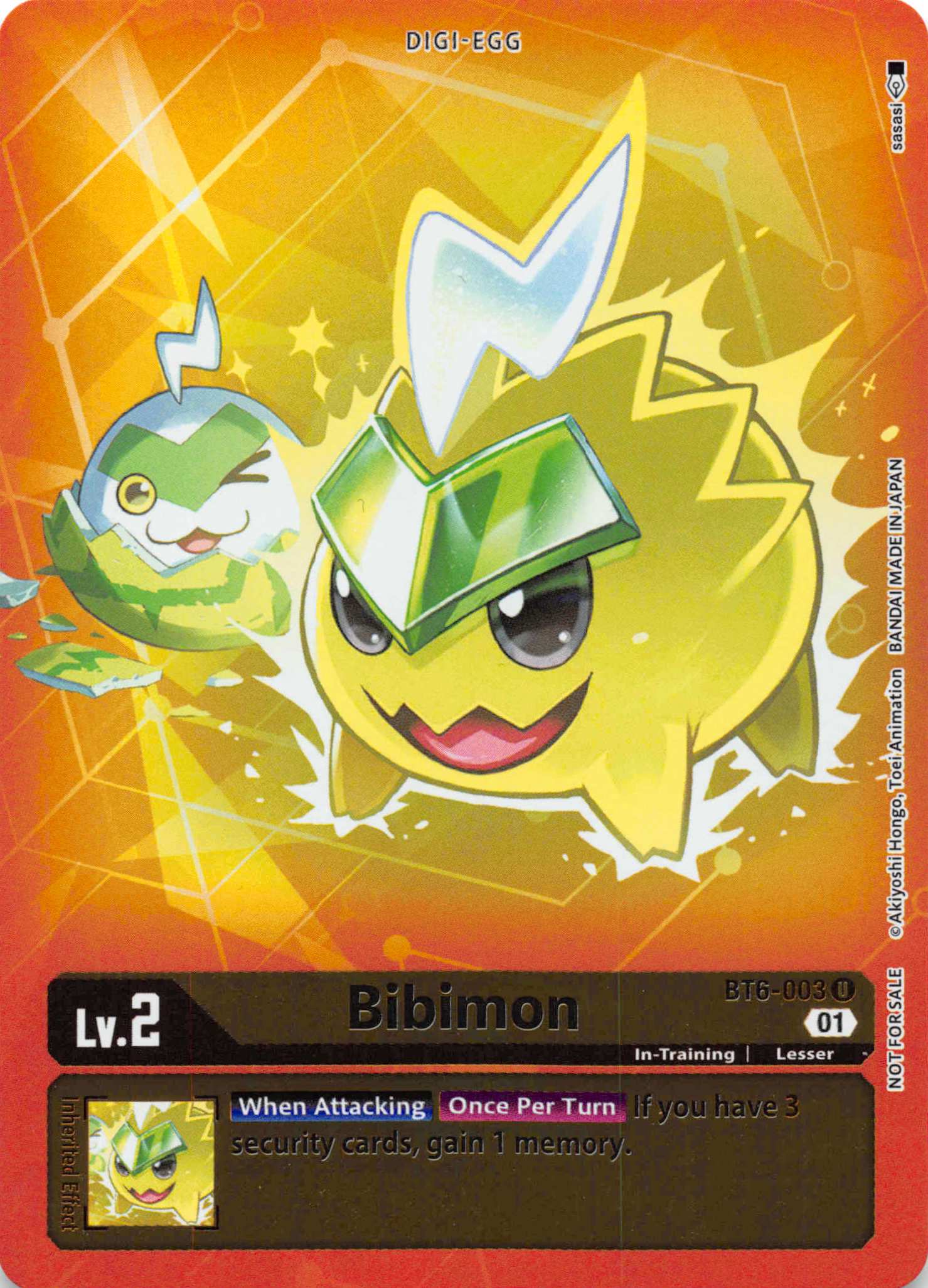 Bibimon (Box Topper) [BT6-003] [Double Diamond] Foil
