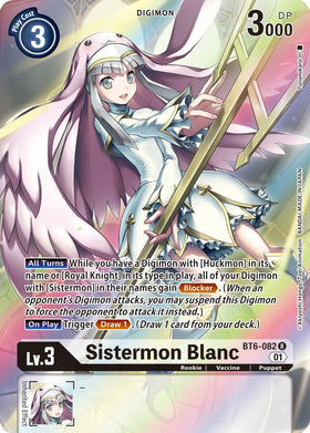 Sistermon Blanc (Alternate Art) [BT6-082] [Double Diamond] Foil