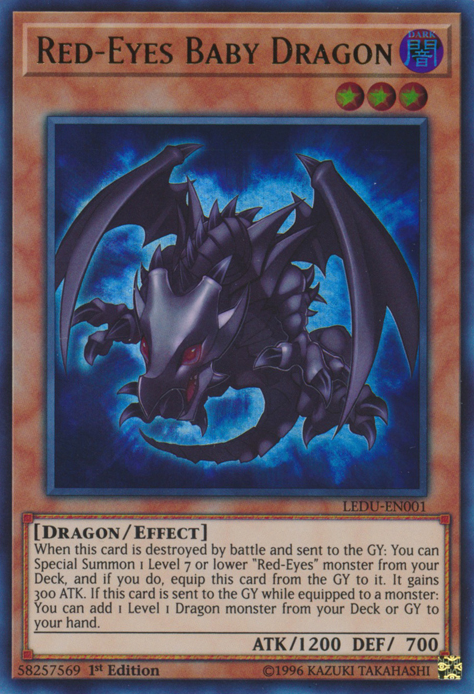 Red-Eyes Baby Dragon [LEDU-EN001] Ultra Rare - Duel Kingdom