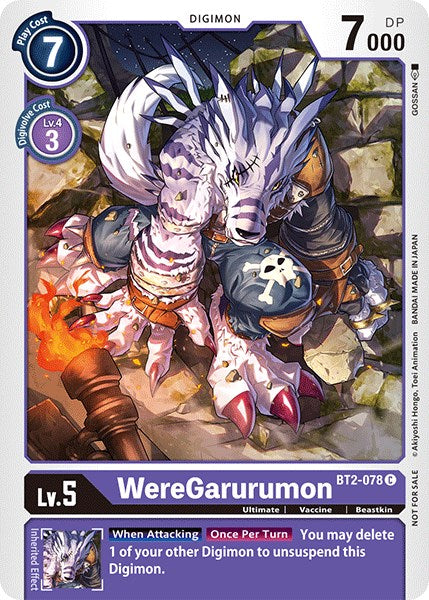 WereGarurumon - BT2-078 (Official Tournament Pack Vol.3) [BT2-078] [Release Special Booster] Normal