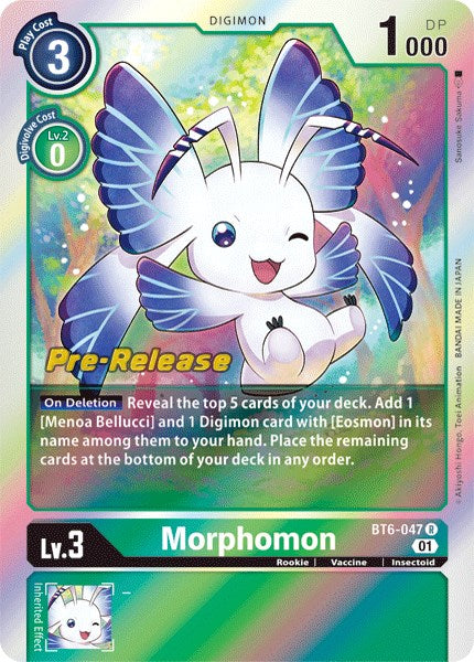 Morphomon [BT6-047] [Double Diamond Pre-Release Cards] Normal