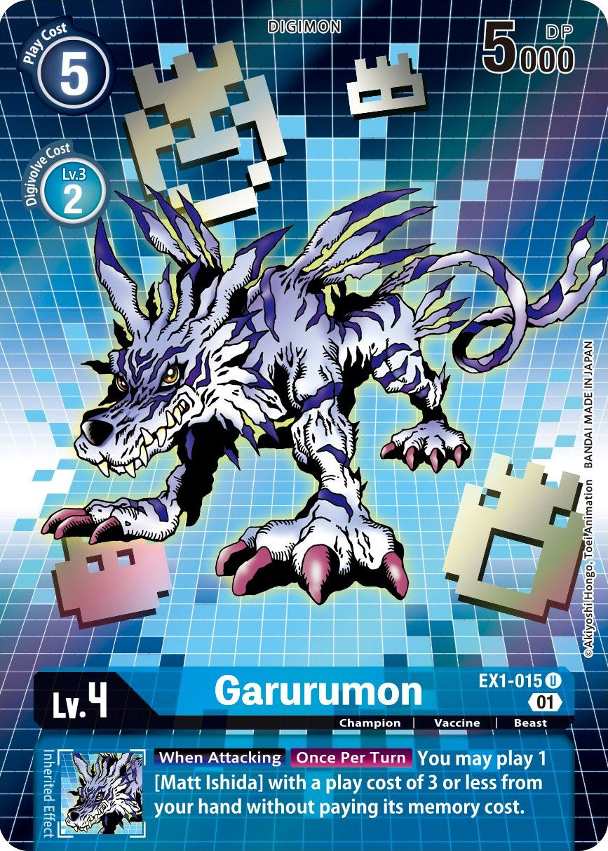 Garurumon (Alternate Art) [EX1-015] [Classic Collection] Foil