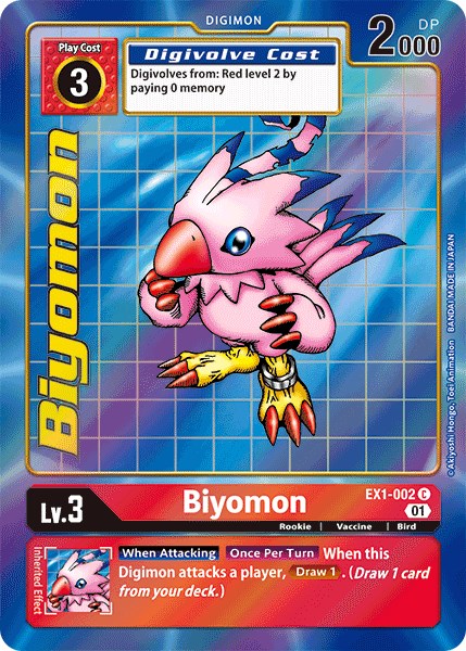 Biyomon (Alternate Art) [EX1-002] [Classic Collection] Foil