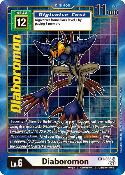 Diaboromon (Alternate Art) [EX1-065] [Classic Collection] Foil