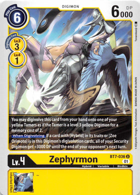 Zephyrmon [BT7-036 U] [Next Adventure]