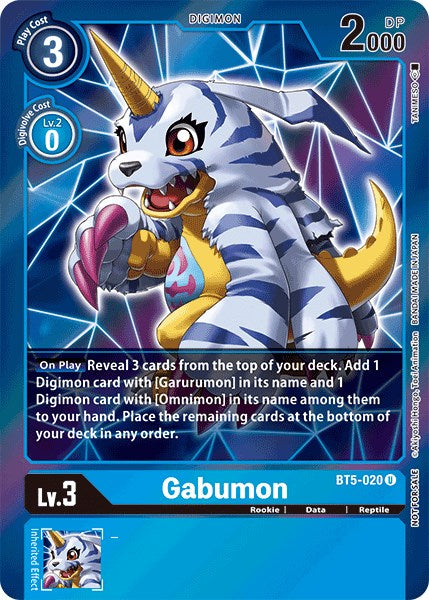 Gabumon (Event Pack 2) [BT5-020] [Battle of Omni] Foil