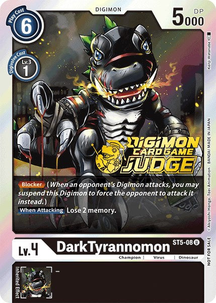 DarkTyrannomon (Judge Pack 1) [ST5-08] [Starter Deck 05: Machine Black] Foil