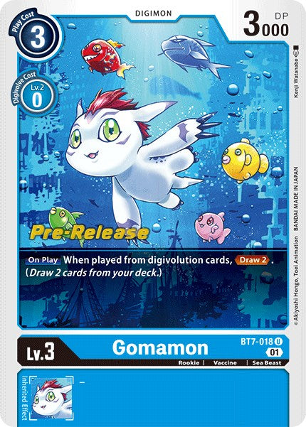 Gomamon [BT7-018] [Next Adventure Pre-Release Cards] Normal