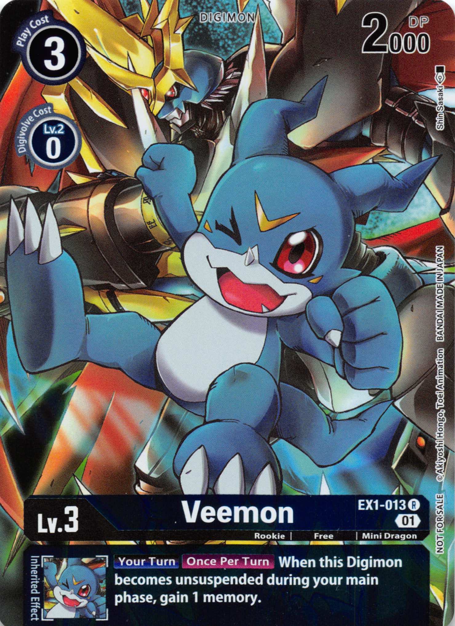 Veemon (Tamer's Evolution Box 2) [EX1-013-R] [Classic Collection] Foil