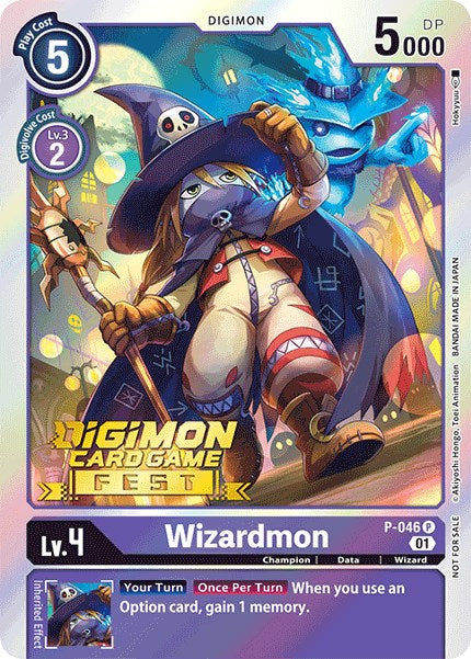 Wizardmon (Digimon Card Game Fest 2022) [P-046] [Digimon Promotion Cards] Foil