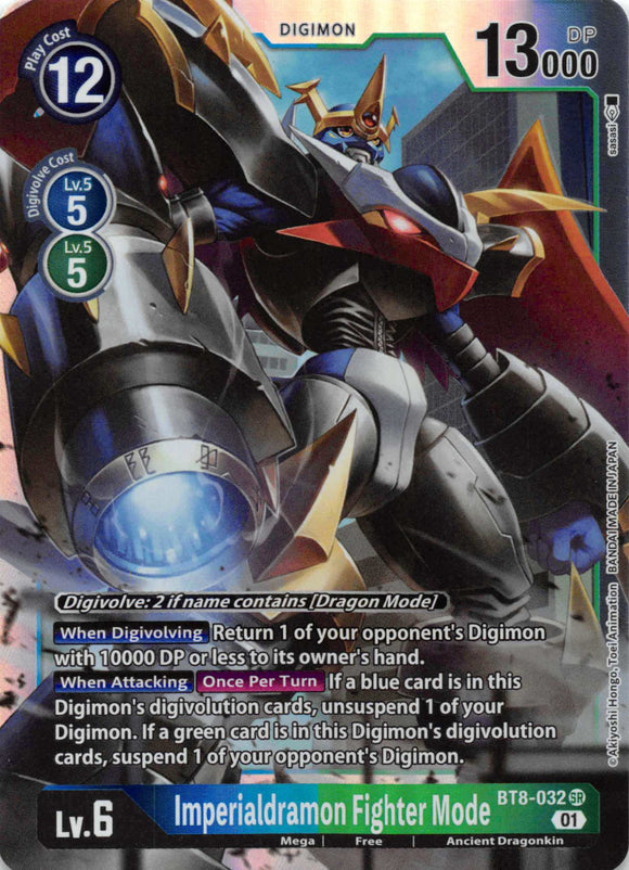 Imperialdramon Fighter Mode [BT8-032] [New Awakening] Foil